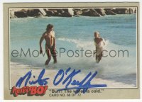 9s0626 MILES O'KEEFFE signed trading card #68 1981 on beach with Bo Derek in Tarzan the Ape Man!