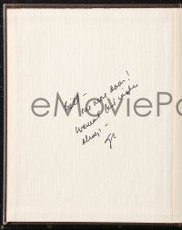 9s0787 GEORGE ROY HILL signed hardcover photo album 1984 production photos from Little Drummer Girl!