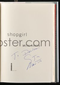 9s0476 STEVE MARTIN signed hardcover book 2000 the famous actor/comedian's novella Shop Girl!