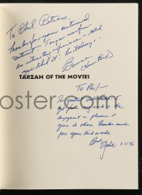 9s0481 TARZAN OF THE MOVIES signed 2nd edition softcover book 1973 by Bennett, Mahoney & Essoe!