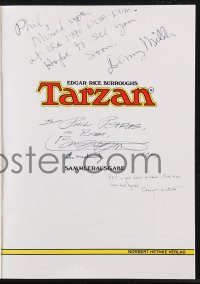 9s0398 TARZAN signed #4 German comic book May 1965 by Denny Miller, Hogarth, Moskowitz AND McWhorter!