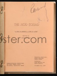 9s0149 MOD SQUAD TV script December 30, 1968, screenplay by Edward J. Lakso!