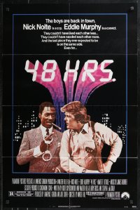 9t1128 48 HRS. 1sh 1982 Nick Nolte is a cop who hates Eddie Murphy who is a convict!