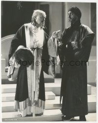 9t0819 ADVENTURES OF MARCO POLO 7.25x9.25 still 1937 Basil Rathbone & George Barbier as Kublai Khan!