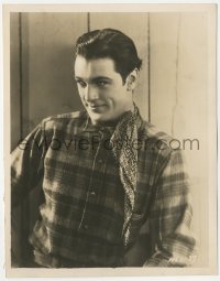 9t0826 ARIZONA BOUND 8x10 key book still 1927 wonderful waist-high portrait of young Gary Cooper!