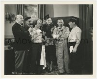 9t0993 THREE MISSING LINKS 8x10 still 1941 Three Stooges, Moe, Larry & Curly w/stained face, rare!