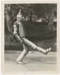 9t1010 WIZARD OF OZ 8x10.25 still 1939 Jack Haley as The Tin Man marching on the Yellow Brick Road!