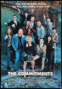 9t0547 COMMITMENTS Aust 1sh 1991 directed by Alan Parker, Irish rock, great cast portrait!