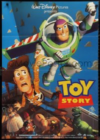 9t0602 TOY STORY Aust 1sh 1995 Woody, Buzz Lightyear, Disney and Pixar cartoon!