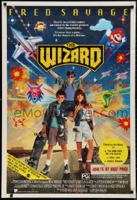 9t0607 WIZARD Aust 1sh 1990 Fred Savage plays Nintendo in a video game championship competition!