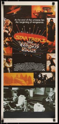 9t0703 STAR TREK II Aust daybill 1982 The Wrath of Khan, Leonard Nimoy, William Shatner