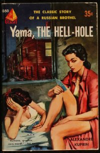 9t0814 YAMA THE HELL-HOLE paperback book 1952 classic story of a Russian brothel, price of passion!