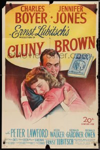 9t1307 CLUNY BROWN 1sh 1946 Charles Boyer, Jennifer Jones, Lawford, directed by Ernst Lubitsch!