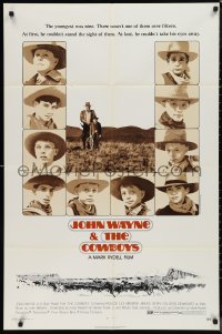 9t1326 COWBOYS 1sh 1972 big John Wayne gave these young boys their chance to become men!