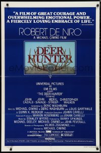 9t1352 DEER HUNTER 1sh 1978 directed by Michael Cimino, Robert De Niro, Jezierski artwork!