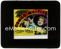 9t0733 CONGO MAISIE glass slide 1940 smiling Ann Sothern & romantic close up with John Carroll!