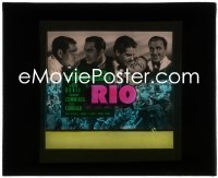 9t0751 RIO glass slide 1939 Basil Rathbone, Victor McLaglen, Sigrid Gurie, Robert Cummings, Carrillo