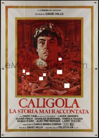 9t0093 CALIGULA THE UNTOLD STORY Italian 2p 1983 Joe D'Amato, different art of orgy in Ancient Rome!
