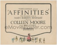 9t0247 AFFINITIES TC 1922 great art of men trying to impress bored Colleen Moore, ultra rare!