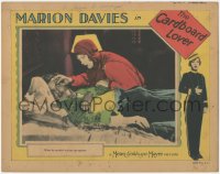 9t0322 CARDBOARD LOVER LC 1928 Marion Davies gives sleeping Nils Asther an eye-opener, ultra rare!