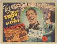 9t0260 CHOCOLATE SOLDIER TC 1941 close up of Nelson Eddy singing to beautiful Rise Stevens!