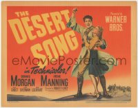 9t0265 DESERT SONG TC 1944 Oscar Hammerstein II musical, Dennis Morgan, Irene Manning!
