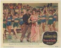 9t0338 DOWN TO EARTH LC #6 1946 super sexy Rita Hayworth whirls Marc Platt off his feet!