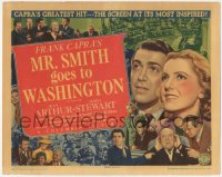 9t0279 MR. SMITH GOES TO WASHINGTON TC 1939 Frank Capra, James Stewart, Jean Arthur & cast, rare!
