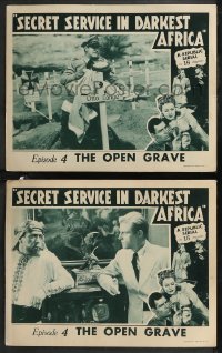 9t0530 SECRET SERVICE IN DARKEST AFRICA 2 chapter 4 LCs 1943 Cameron, Republic serial, Open Grave!