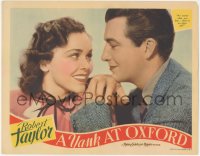 9t0484 YANK AT OXFORD LC 1938 Robert Taylor promises Maureen O'Sullivan there is no other girl!