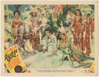 9t0244 ZIEGFELD GIRL LC 1941 Tony Martin surrounded by many beautiful girls, Minnie from Trinidad!