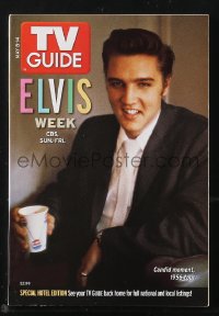 9t0085 TV GUIDE magazine May 8-14, 2005 Elvis Presley Week, special hotel edition!