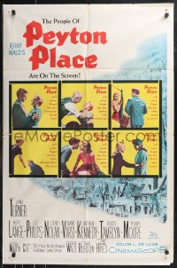 9t1834 PEYTON PLACE 1sh 1958 Lana Turner, from the novel of small town life by Grace Metalious