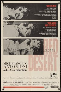 9t1876 RED DESERT 1sh 1965 Michelangelo Antonioni's Il Deserto rosso, sexy Monica Vitti!