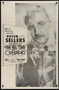 9t1959 SMALLEST SHOW ON EARTH 1sh R1960s top-billed Peter Sellers, Travers, Big Time Operators!