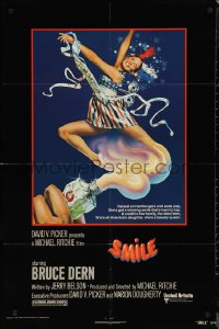 9t1960 SMILE 1sh 1975 Michael Ritchie directed, artwork of teen beauty by John Alvin!