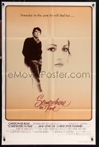 9t1971 SOMEWHERE IN TIME 1sh 1980 Christopher Reeve, art of Jane Seymour, cult classic!