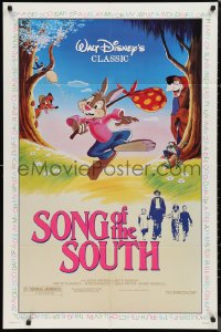 9t1976 SONG OF THE SOUTH 1sh R1986 Walt Disney, Uncle Remus, Br'er Rabbit & Br'er Bear!