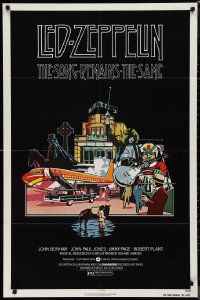 9t1978 SONG REMAINS THE SAME 1sh 1976 Led Zeppelin, Plant, really cool rock & roll montage art!