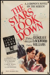 9t2003 STARS LOOK DOWN 1sh 1941 Carol Reed, Michael Redgrave, Margaret Lockwood