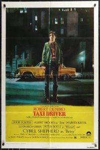 9t2046 TAXI DRIVER 1sh 1976 classic Peellaert art of Robert De Niro, directed by Martin Scorsese!
