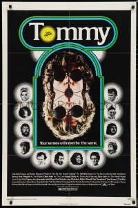 9t2096 TOMMY 1sh 1975 The Who, Daltrey, mirror image, your senses will never be the same!