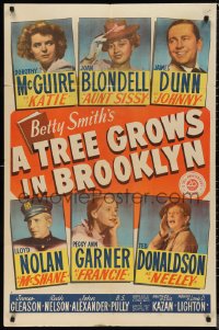 9t2108 TREE GROWS IN BROOKLYN 1sh 1945 different image stressing Betty Smith's book!