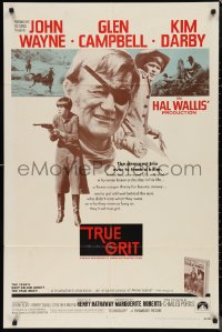 9t2112 TRUE GRIT int'l 1sh 1969 John Wayne as Rooster Cogburn, Kim Darby, Glen Campbell