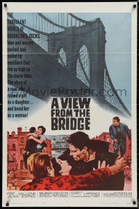9t2133 VIEW FROM THE BRIDGE 1sh 1962 Raf Vallone, Arthur Miller's towering drama of love & obsession