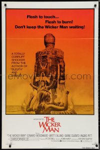 9t2165 WICKER MAN 1sh 1974 Christopher Lee, Britt Ekland, English cult horror classic!