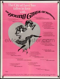 9t2206 YOUNG GIRLS OF ROCHEFORT 30x40 style 1sh 1968 Jacques Demy & Agnes Varda, Catherine Deneuve