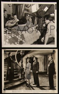 9t1052 CAT & THE CANARY 7 8x10 stills 1939 with one great candid with Paulette Goddard and Bob Hope!