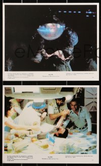 9t0054 ALIEN set of 8 color 8x10 commercial prints 1980s Ridley Scott outer space sci-fi classic!