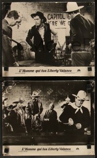 9t0050 MAN WHO SHOT LIBERTY VALANCE 19 French LCs 1962 John Wayne & James Stewart first time together!